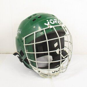 Dark Green JOFA 290 SR 6 3/4 - 7 3/8 Ice Hockey/Hurling Helmet w/Jofa Cage